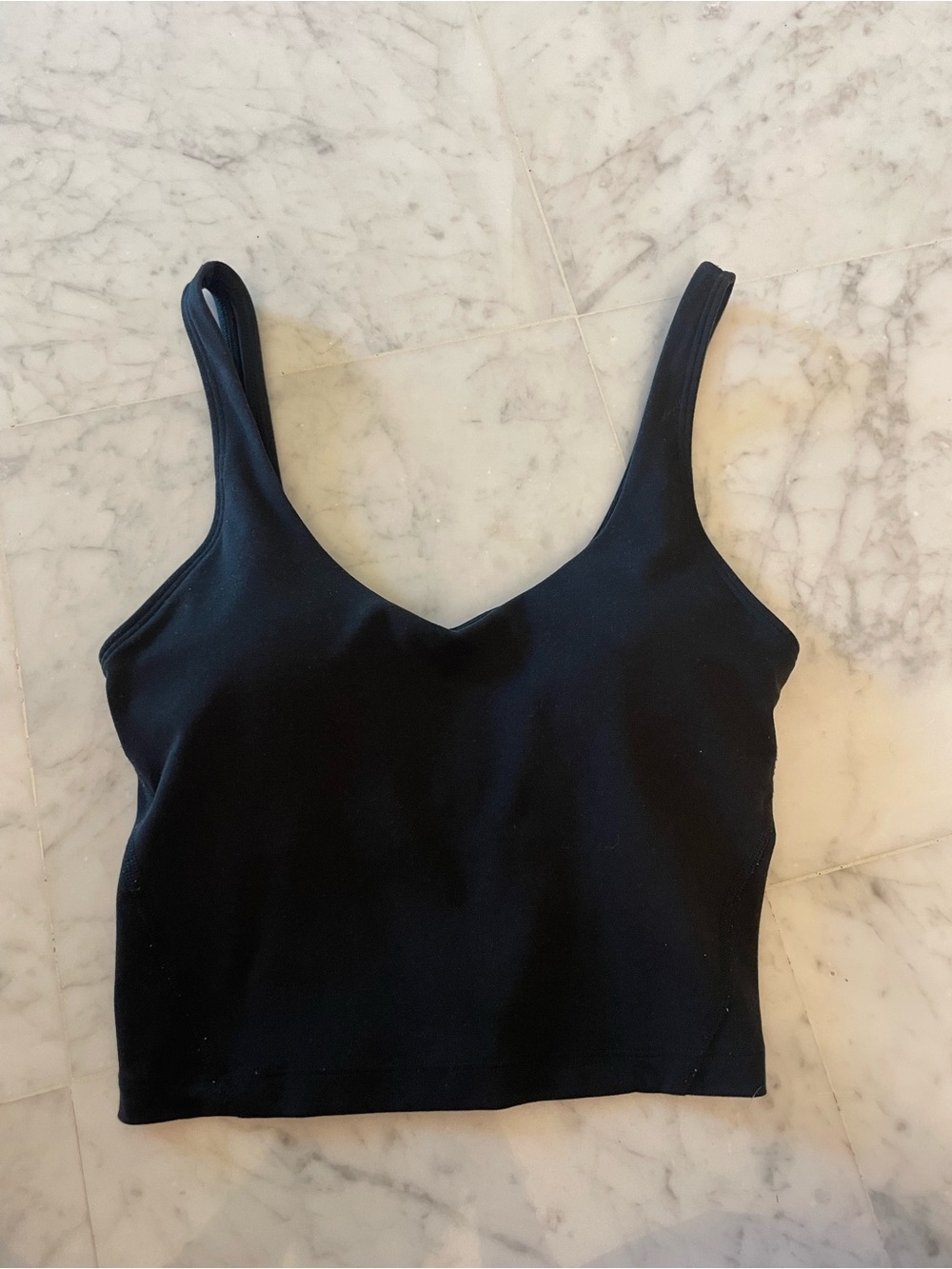 Gilly Hicks Black Cropped Sports Tank Top